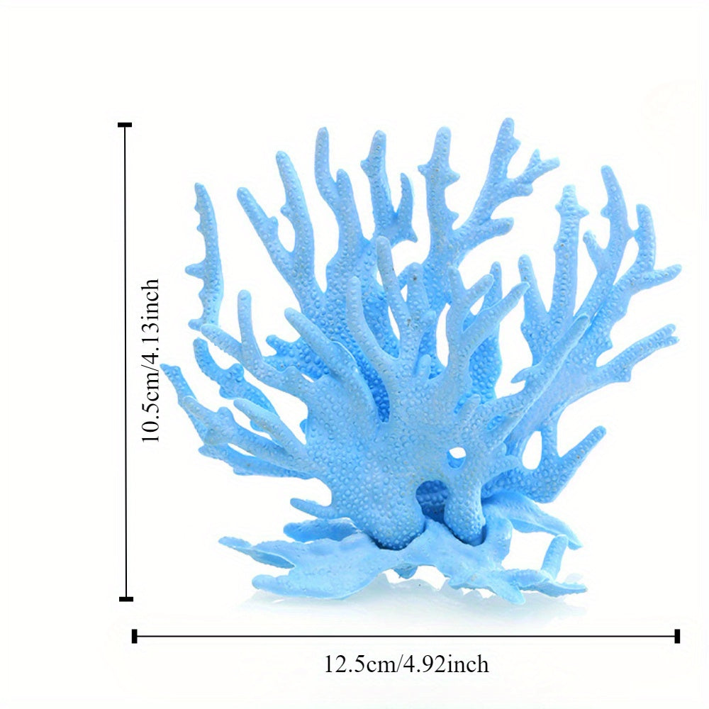 Blue Coral Aquarium Decoration from Beachtique Beach Shop