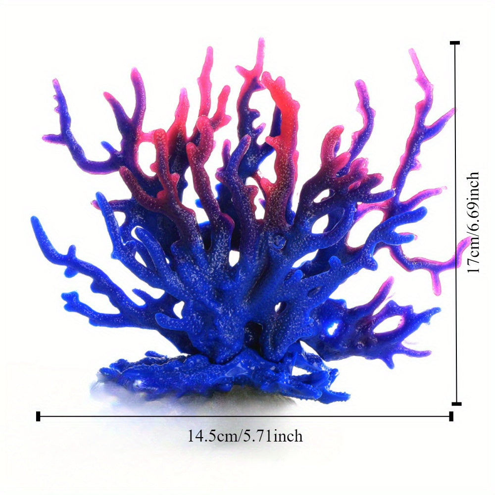 Blue Coral Aquarium Decoration from Beachtique Beach Shop