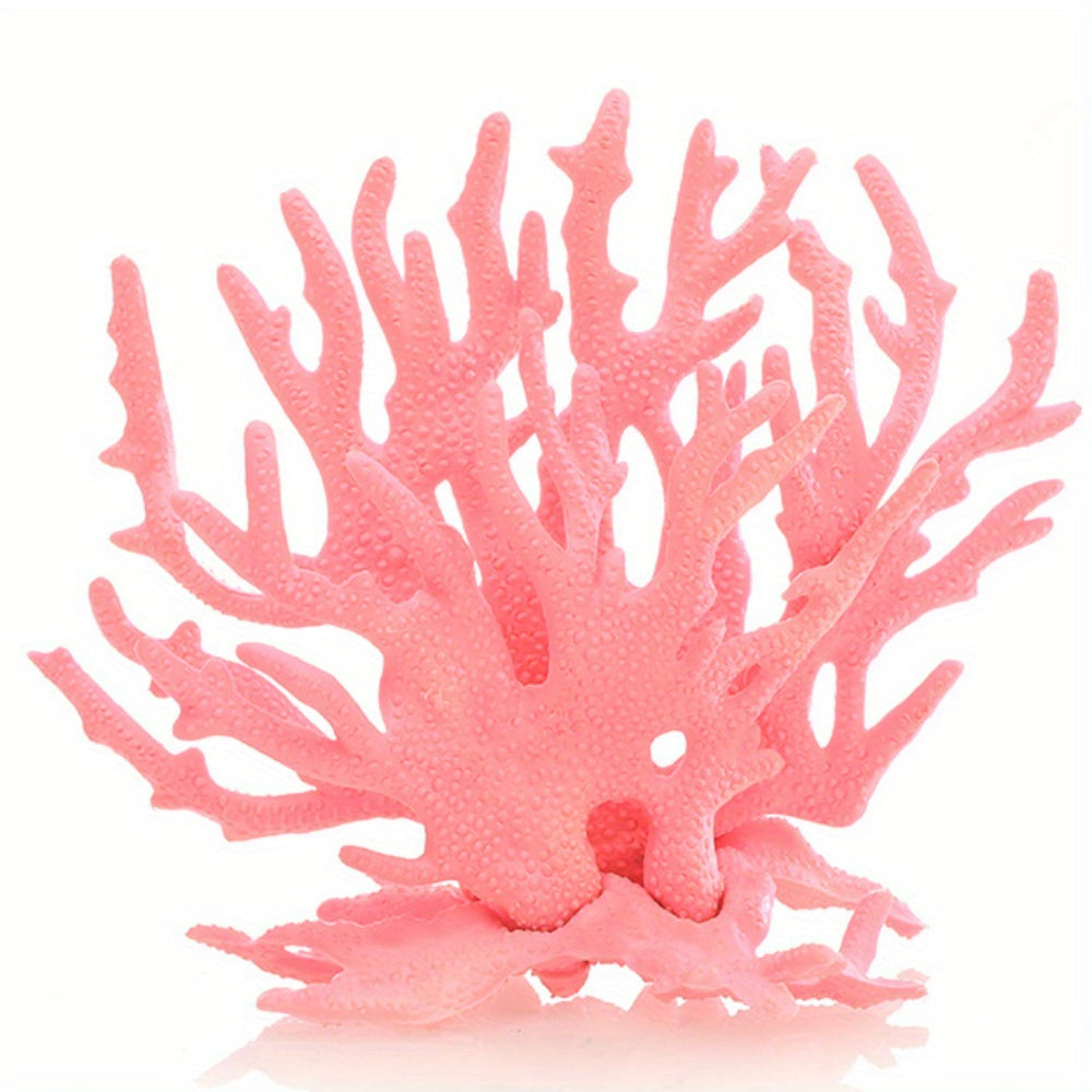 Pink Coral Aquarium Decoration from Beachtique Beach Shop