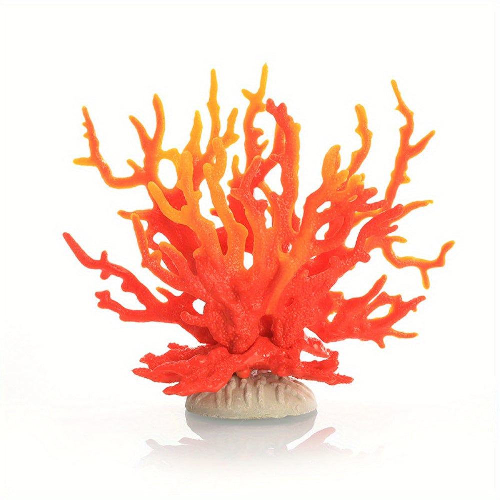 Yellow Coral Aquarium Decoration from Beachtique Beach Shop