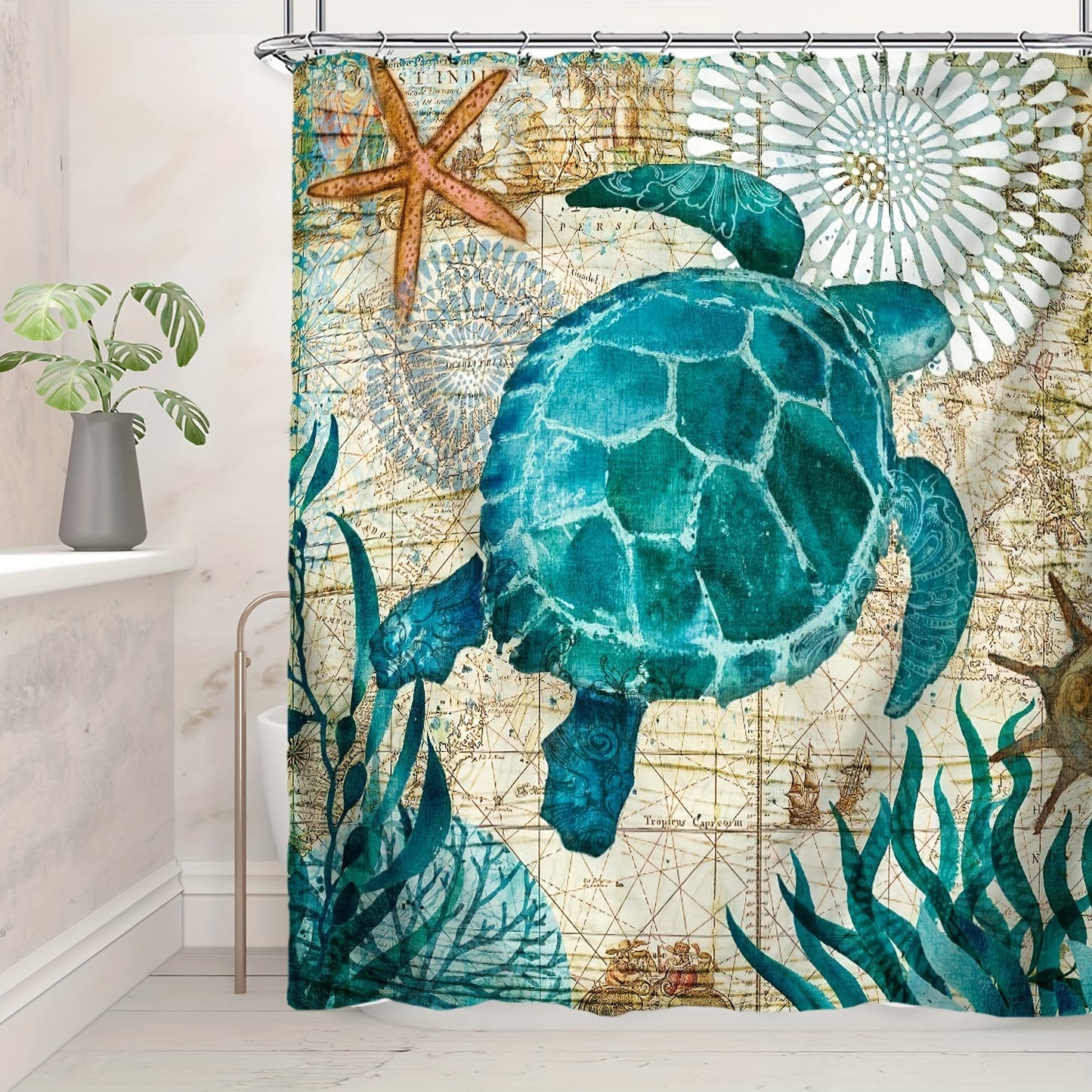 Sea Turtle Complete Bathroom Accessories for Bathroom Home Decor from Beachtique