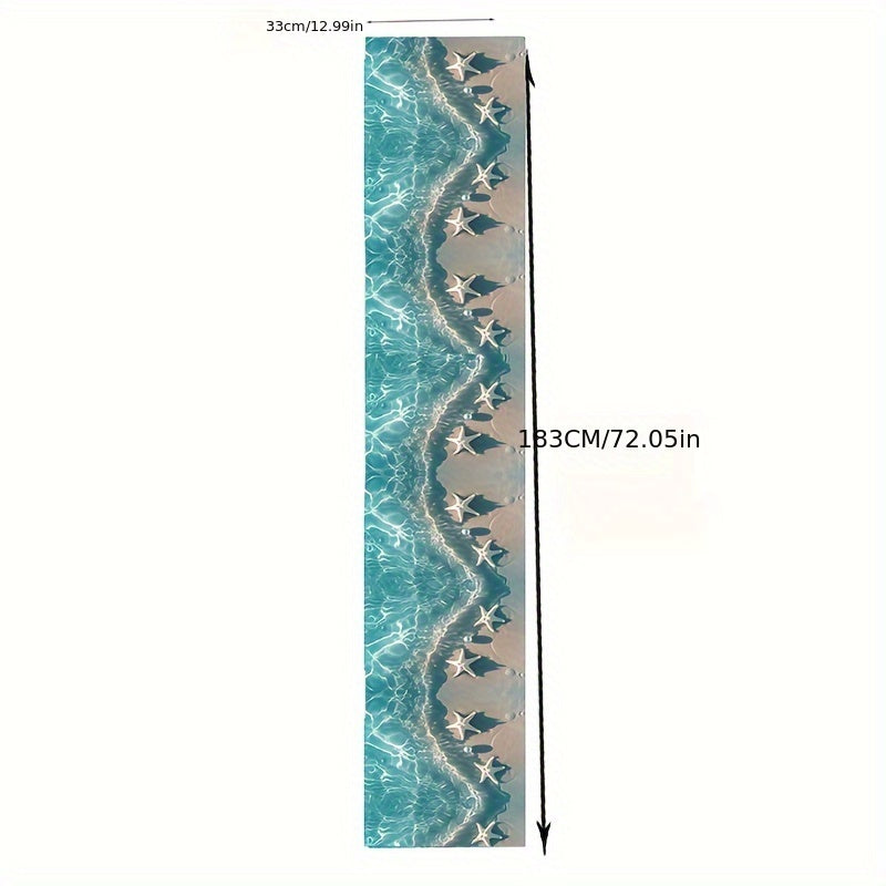 Lively Nautical Ocean Table Runner Beach Dining Room Home Decor from Beachtique