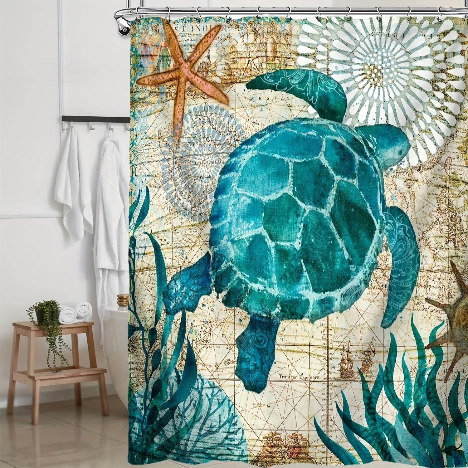 Sea Turtle Complete Bathroom Accessories for Bathroom Home Decor from Beachtique