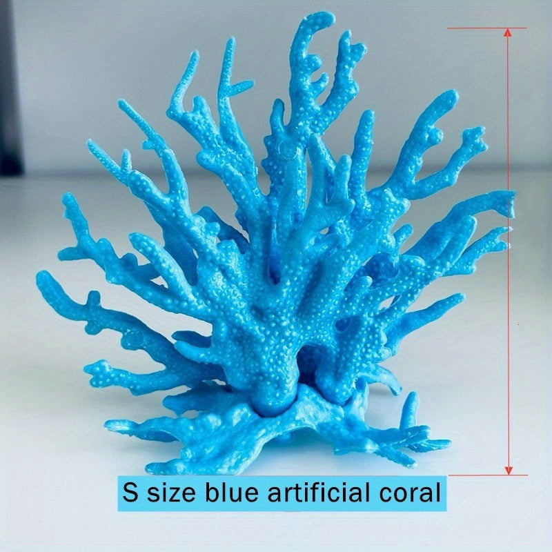 Vibrant Artificial Coral Ornament for Stunning Aquarium Landscapes from Beachtique