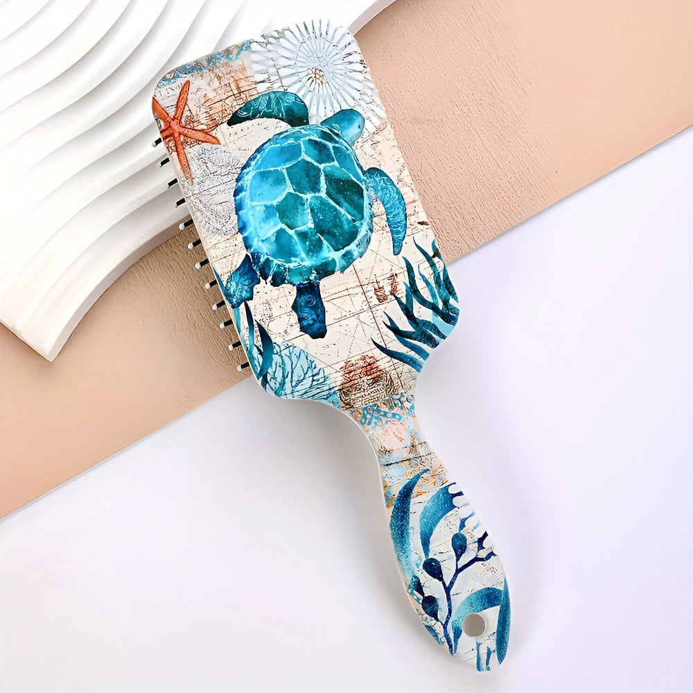 Beach Ocean Animal Pattern Hair Brush from Beachtique - designed to make styling your hair a breeze!