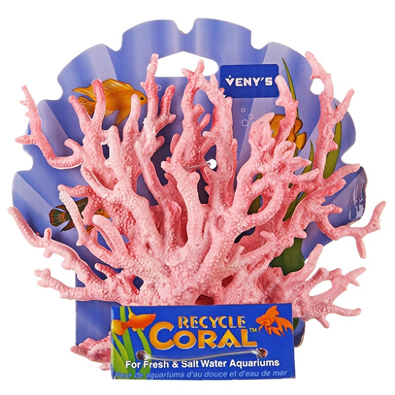 Vibrant Artificial Coral Ornament for Stunning Aquarium Landscapes from Beachtique