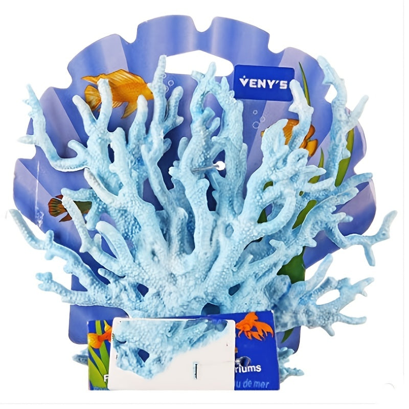 Vibrant Artificial Coral Ornament for Stunning Aquarium Landscapes from Beachtique