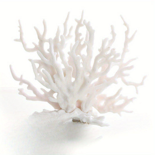 White Aquarium Coral Tree Branch Decoration from Beachtique Beach Shop