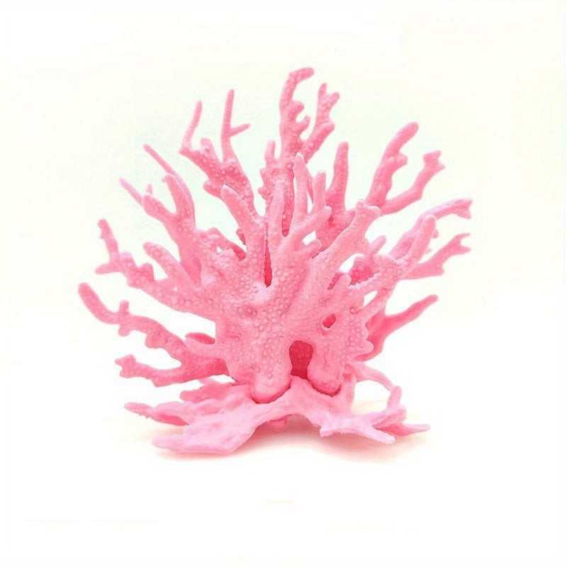 Vibrant Artificial Coral Ornament for Stunning Aquarium Landscapes from Beachtique