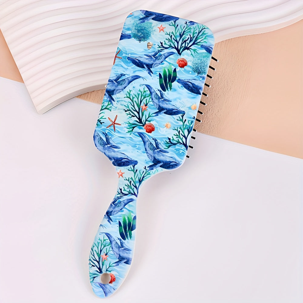 Ocean Animal Pattern Soft and Stylish Hair Brush from Beachtique - designed to make styling your hair a breeze!