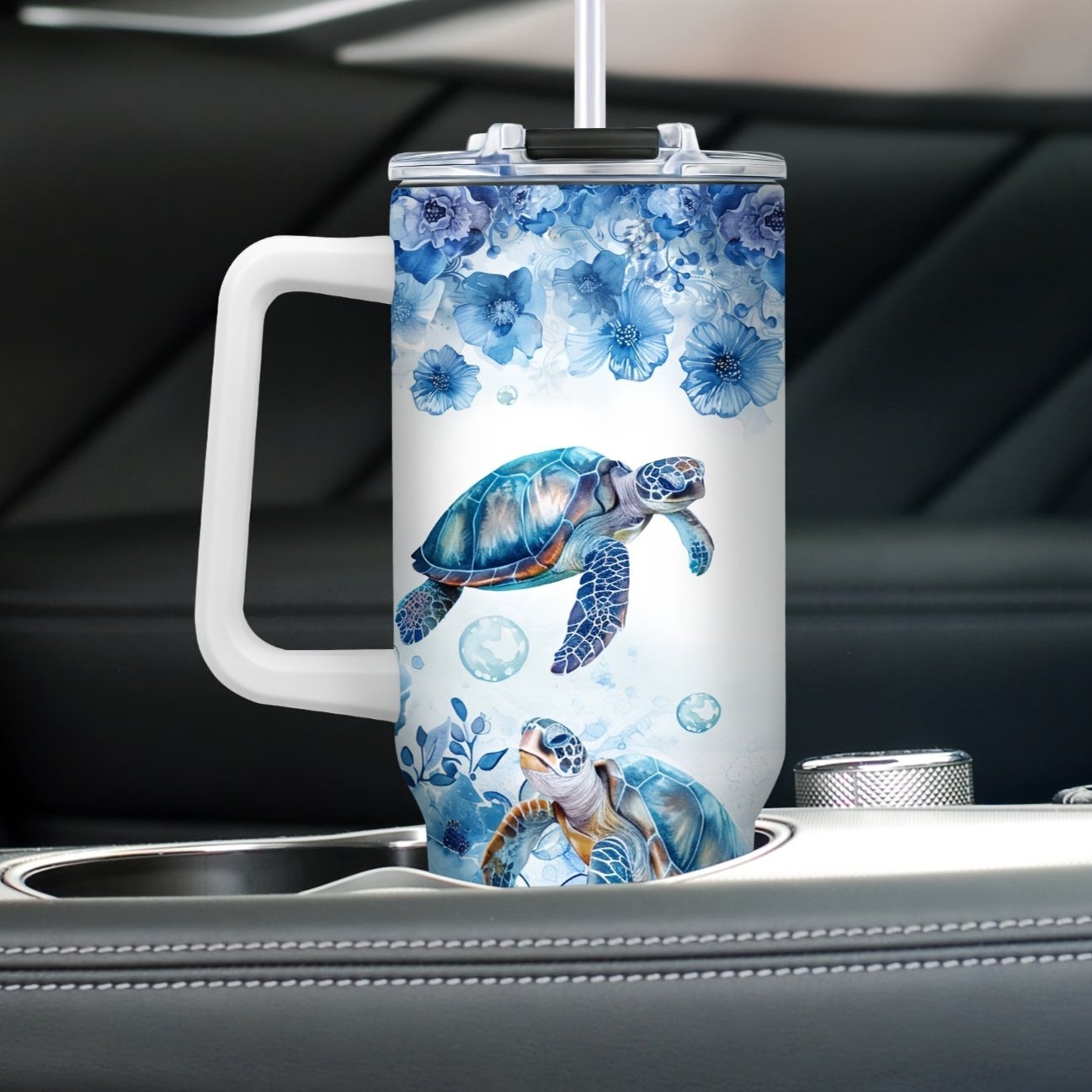 seaturtle insulated travel mug hot cold drinks temperature