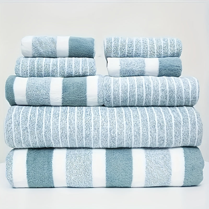 Striped Bathroom Towel Set from Beachtique