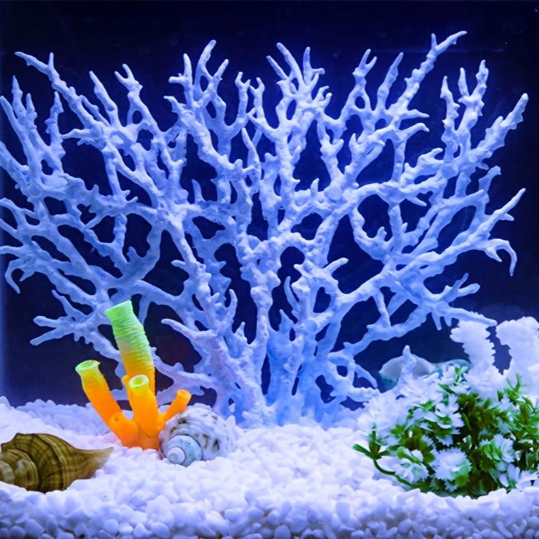 Vibrant Artificial Coral Ornament for Stunning Aquarium Landscapes from Beachtique